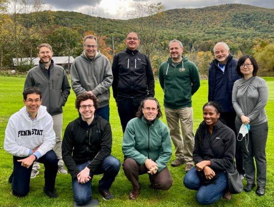 CEGR Retreat held outdoors at Tussey Mountain Resort